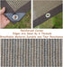 Fence Privacy Screen Balcony Sun Shade Cloth 3'3"x6'6" 80% Shade Fabric Outdoor Patio Screens Mesh Panels Apartments Railing Cover UV Protection f...