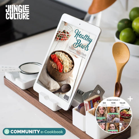 Jungle Culture 2 Polished Coconut Bowl and Wooden Spoons Set with Bamboo Straws • Natural Coconut Smoothie Bowls • Healthy Choice Coco Shell Acai ...