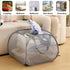 Collapsible laundry baskets - Mesh Pop Up Laundry Basket, Space-Saver with Side Pocket - Portable & Versatile Bathroom and Home Organizer for Laun...