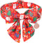 Christmas Dog Collar with Bow Tie, Christmas Collar for Puppy Girl Boy Dog or Cat, Bowtie Dog Collar with Durable Metal Buckle, Cute Pet Collar,XL...