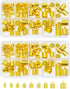 Mandala Crafts Cord End Cap for Jewelry Making, Kumihimo End Cap Finding Kit for Leather, Tassels; Gold 4mm to 12mm 160 PCs...