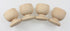 efo Wooden Egg Cups - Boiled Egg Holder - Easter Decor - Arts and Crafts DIY Unfinished Wood - Easter Gift - Egg Cup Set of 4...