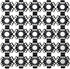 CHANZON 25pcs 1W 3W 5W LED Heat Sink (8 pin White) Aluminum Base Plate Panel PCB Circuit Board Substrate 20mm Star DIY Heat Sink Cooling for RGBW ...