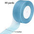 3 Rolls Sheer Chiffon Ribbons 1.5 Inches x 49 Yards/Each Roll for Wedding Gift Wrapping Home Decorations (Blue, White, Pink)...