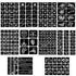Konsait 629pcs Temporary Tattoos Stencils, Girls and Boys Glitter Tattoo Kit Templates Face Paint Stencils Body Art Stencil Stickers Pack for Adul...