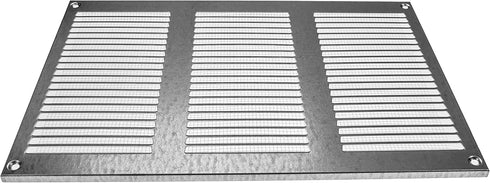 Vent Systems 12'' x 8'' Inch Galvanized Air Vent Cover Metal Air Return Grill with Built in Pest Guard Screen HVAC Vent Cover for Home Improvement...