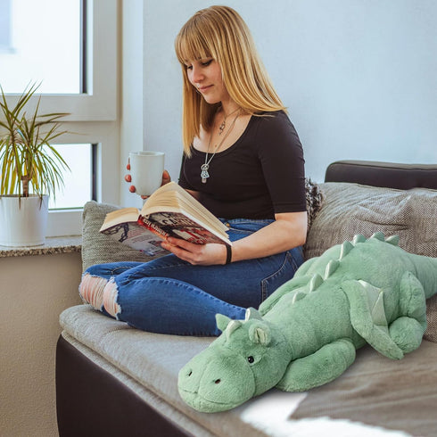 Pterosaur Stuffed Animal with Wings - Cute Soft Dinosaurs Plush Toys Little Flying Dragon Plushies Pillow Doll Christmas Birthday Gifts for Kids B...