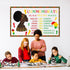 Outus 105 Pieces Black History Month Decorations Black History Month Bulletin Board Decor Cutouts Sets African American Celebration Bulletins for ...
