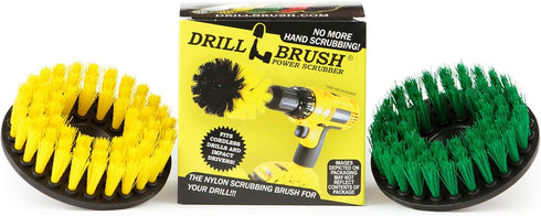 Kitchen Accessories - Pot Cleaning- Cleaning Supplies - Drill Brush - Power Scrubber Kitchen and Bathroom Brush Set - Spin Brush - Bath Mat - Soap...