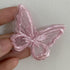 12pcs Butterfly Lace Trim, Double Layers Organza Butterfly Lace Fabric Embroidery Sewing Lace DIY Craft Butterfly Decor Applique Patches for Weddi...
