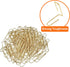 Gold Paper Clips, 200 Count Large Size, 2 Inch Jumbo Paperclips, Stylish Gold-Plated Paper Clip...
