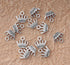 50 Pcs Crown Jewelry Making Kits Cute Mini 1.5 x 1.4 cm Vintage Cute Pendants for DIY Jewelry Making Losse Beading Necklace Bracelet Christmas Key...