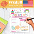 First Day of School Board – 10 Double-Sided First and Last Day Boards, 8x10 Back to School Photo Prop for Kids, Preschool, Kindergarten and Elemen...