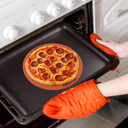 Silicone Baking Mats Set of 2 Round Non-Stick Reusable Air Fryer Linner - Best German Silicone - 8 inch...