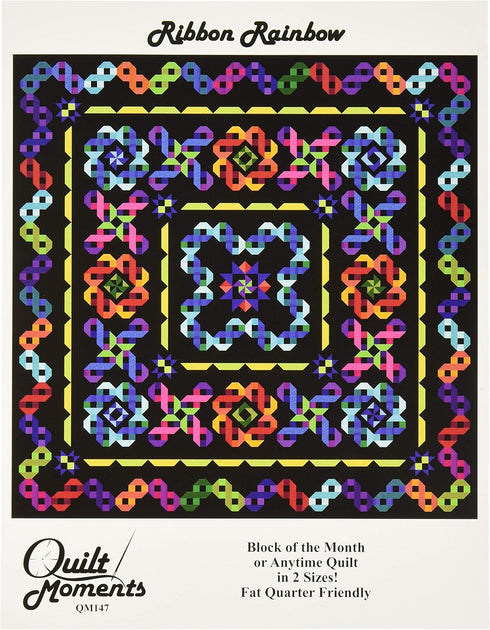 Quilt Moments Ribbon Rainbow Pattern...