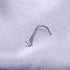COCHARM G23 Titanium Nose Stud 20g Nose Screw Nose Rings S-Shaped 2mm Diamond Cubic Zirconia Nose Piercing Jewelry 20 Gauge Nose Corkscrew Stud...