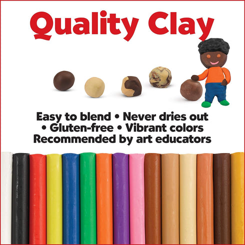 Faber-Castell World Colors Modeling Clay - Modeling Clay for Kids - Sensory Play...