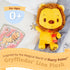 KIDS PREFERRED Harry Potter Gryffindor Lion Plush Stuffed Animal with Red and Gold Striped Scarf Hogwarts House Collectible for Babies, Toddlers, ...