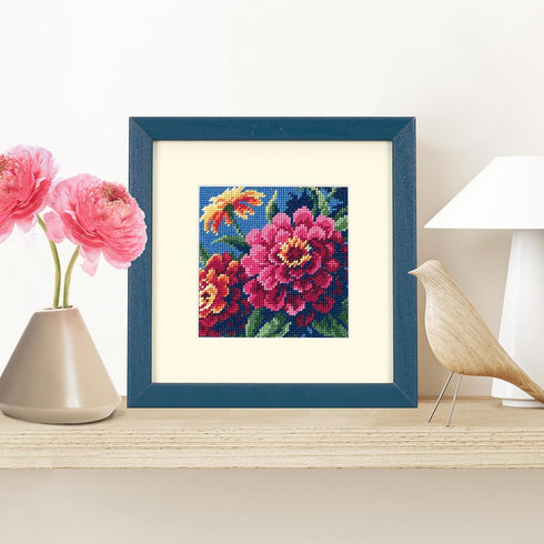 Wilton Dimensions Needlecrafts Needlepoint, Zinnias...