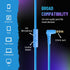 rockpapa Grade Wired Headphones with Microphone, Lightweight Foldable Stereo Bass Headphones with No-Tangle Cord & 3.5mm Jack for Adult/Kids, Lapt...