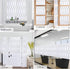 Windimiley Window Privacy Film Stained Glass Frosted Glass Window Clings Moroccan Lattice Decorative Bathroom Door Coverings UV Sun Blocking Heat ...
