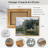 Rustic Forest Pictures Retro River Artwork Vintage Wilderness Wall Art Nature Scenery Paintings Vintage Landscape Framed Pictures Farmhouse River ...