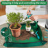 Repotting Mat for Indoor Plant Transplanting and Mess Control. 29.5" X 29.5" Portable Potting Tray Succulent Gardening Mat Gardening Gifts for Pla...