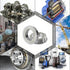 MF117ZZ 10PCS Flange Ball Bearing 7×11×3mm Double Metal Shielded Flanged Bearing Chrome Steel ABEC-1(P0) Z2 Deep Groove Ball Bearing for Industria...