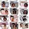 24 Pcs Black Woman Makeup Bag Christmas Gift Black Girl Toiletry Bag African American Canvas Makeup Bags Zipper Cosmetic Pouch Reusable Multi Purp...