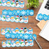 Winter Bulletin Board 78.7FT Cutout Classroom Decor Snowflake Bulletin Border Christmas Holiday Snowman Trim Border Self-Adhesive Label Sticker fo...
