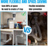 Bathroom Sink Drain Pipe Kit, 3 in 1 Plumbing, Fits for 1-1/4'' & 1-1/2'' Drain Hole, with Anti-Odor, Anti-Backflow, Space-Saving Design for Bathr...