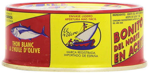 Ortiz White Tuna in Olive Oil, Fresh Tender Slices, Spanish Wild Caught Tuna, High in Protein and Omega 3 Fats, Excellent in Salad, Pasta or Sandw...
