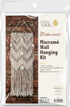 SOLID OAK Macrame Wall Hanger Kit - Chevrons & Tassels...