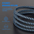 iPhone Charger, Sundix 3Pack 9ft Lightning Cable iPhone Charger Cable Nylon Braided Charging Cord Compatible iPhone 14/13/12/12Pro/12ProMax/11/11P...