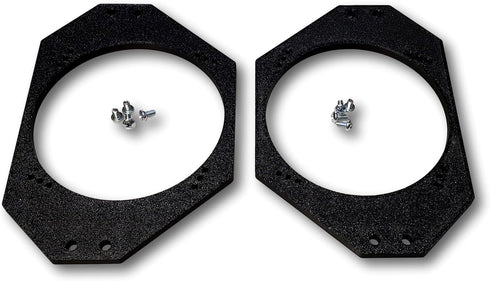 1 Pair - 4"x6" to 5.25" / Speaker Adapters Compatible with TJ LJ Jeep Wrangler - SPKBRK004...