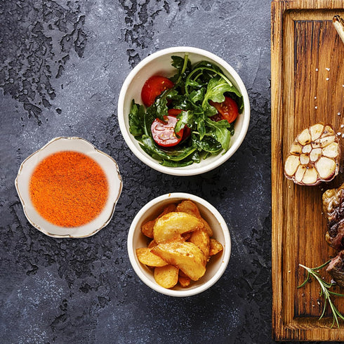 DOITOOL Ceramic Seasoning Dishes 2 Pcs Porcelain Sushi Dipping Bowl Cherry Blossom Sauce Tea Bag Holder, Soy Sauce Dishes Ketchup Saucer Appetizer...