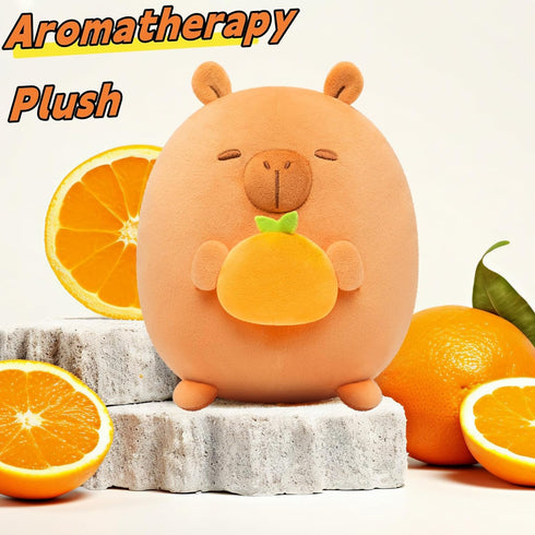 Scented Stuffed Plush Toy, Cute Capybara Stuffed Animal with Orange Scented Bags, Squishy Plushies Hugging Pillow Decor Pillow for Boys & Girls...