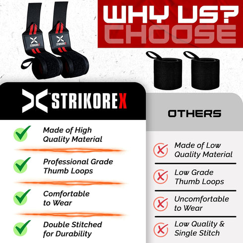 Wrist Straps for Weightlifting with Support for Men & Women 18", Gym Lifting Flexible Fit & Stiff Wrist Straps Workout Equipment,Powerlifting Stre...