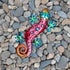 Tuokiuhn Metal Outdoor Red Gecko Wall Decor Lizard Garden Decoration Outdoor Fence Yard Wall Art Country Farmhouse Decor 13.5 * 7.5Inch...