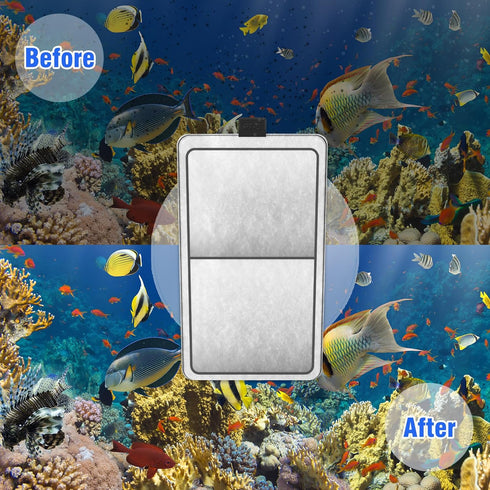 9-Pack Filter Cartridges Replacement for Top Fin PF-S Silenstream PF10 Power Filters...