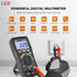 CEM DT-913T Digital Multimeter TRMS 4000 Counts Voltmeter Auto-Ranging Fast Accurately Measures LCD display Voltage Current Amp Resistance Diodes ...