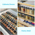 AuroTrends Spice Jars with Labels 6oz 16Pack, Glass Spice Jars with Shaker Lids Complete Set-6oz Seasoning Containers with 180 Waterproof Spice La...