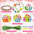 Syhood Daisy Crowns Making Kit, 109 Pieces Parts, Make Your Own Flower Crown Wreath Headbands and Bracelets Craft Kit Hair Accessories Handmade DI...