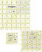 Omnigrid Square Value Pack Quilting Ruler, Clear...