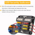 PSEQT Mini 6-Way Blade Fuse Block Box with Negative Bus ATC/ATO & Warning Indicator Waterproof Marine Automotive Standard Circuit Holder Panel for...