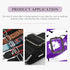 Swpeet 60Pcs 1/2 Inch - 13mm Gun-Black Metal Rings Rectangle Adjuster Triglides Slides Buckle, Roller Pin Buckles Slider Strap Adjuster Keychains ...