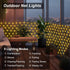 Net Lights Solar Powered, 100 LED 5Ft x 5Ft Bush Net Light Outdoor Mesh Lights Auto On/Off 8 Modes for Tree Fence Backyard Bush Decor (Warm White)...