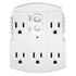 Tower Manufacturing 30440003 Auto-Reset 15 AMP Grounded 3-Prong GFCI 5-Outlet Adapter, White...
