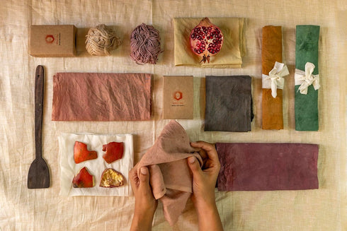 Fabric Dye with Natural Extract Colors | Ideal for Coloring Clothes Scarves Bags Bandanas | DIY Art & Craft Set for Kids and Adults | Painting Par...
