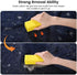 New Pet Dog Cat Hair Remover Hollow Rubber Cleaner Brush for Cars Furniture Carpet Sofa (Yellow)...